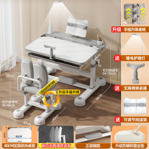 儿童学习桌小学生写字作业书桌家用简约小孩课桌椅可升降桌子套装