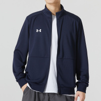 安德玛(Under Armour)男子新款健身跑步简约运动针织立领夹克外套25600404-001 ZP