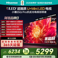 海信小墨E5Q Pro 75英寸超画质U+MiniLED墨晶屏 电视机E5NPRO升级