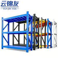 云锦友蓝色三层货架