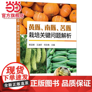 黄瓜、南瓜、苦瓜栽培关键问题解析 欧迎峰 化学工业出版社 正版书籍
