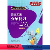 语文 [正版]2022新版 核心素养天天练 语文期末分项复习21天 4 四年级下 人教版 RJ 同步单元复习 浙江教育出
