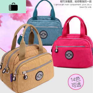 单肩斜挎包女包时尚布包手拎包女 尼龙帆布包斜跨手提小包包夏季NEW LAKE女斜挎包