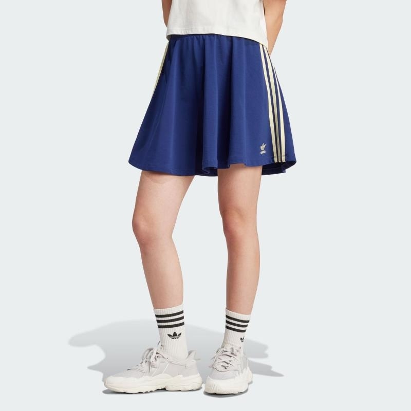 adidas/阿迪达斯女裙 三条纹针织透气运动半身裙 IR7470 C