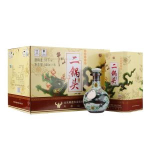 牛栏山厂家直供 珍品三十年(30)二锅头 青龙 清香型纯粮白酒 53度 500ml 6瓶 整箱装