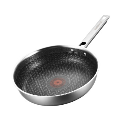 康巴赫煎锅26cm蜂窝纹理导热均匀耐磨耐用无盖款KGW-J26W