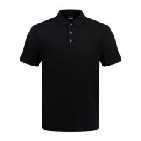 Hugo boss男士短袖Polo衫纽扣开合休闲百搭纯色透气衬衫