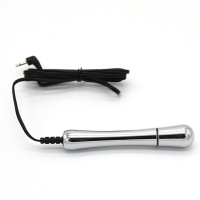 乐乐窝 情趣阴经环马眼尿道刺激电击肛塞夹乳贴按摩棒 配件:淑女按摩棒