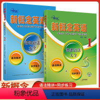 新概念课课语法大全1+2[2本套] 初中通用 [正版]新概念英语课课练习+语法大全 子金传媒新概念英语练习丛书英语初阶学