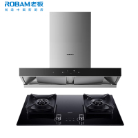 [变频]老板(ROBAM)烟灶套餐两件套 欧式触控式挥手智控25立方抽油烟机5.2kW灶具厨电套装65D3S+51B0A