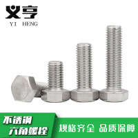 义亨 不锈钢六角螺栓 M6*40 个