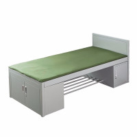 臻远 ZY-TC-01 单层宿舍铁床 带床垫 2000*900*800