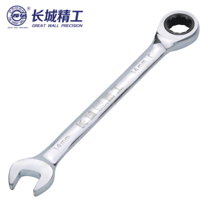 长城精工 棘轮两用扳手 两用开口梅花棘轮扳手 24mm 317624