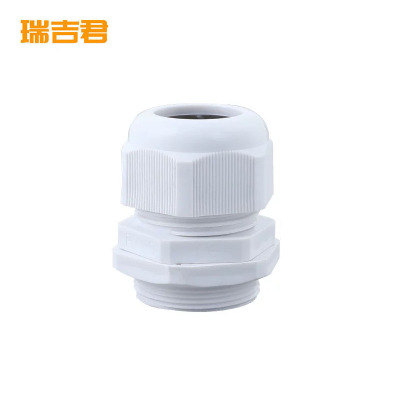 瑞吉君 公制M型塑料电缆防水接头 M25*1.5(100只) 包