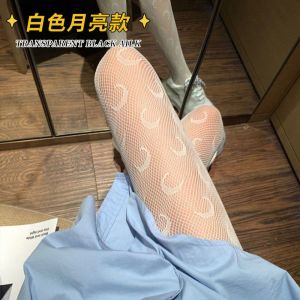 白丝袜女薄款渔网袜jk黑丝夏美腿网红流行袜子女ins
