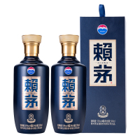 茅台 赖茅 端曲2.0雅韵版 酱香型 白酒 53度 500ml*2 盒装双瓶装 非传承蓝 賴茅