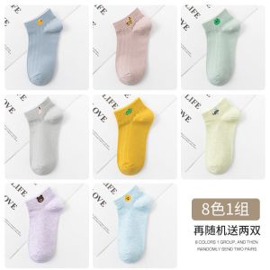 袜子女夏季薄款船袜女韩版短袜浅口女袜子ins日系透气
