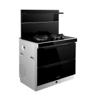 火星人(marssenger)集成灶JJZT-F73BX01L钢化玻璃台面排油烟机燃气灶消毒柜 左排烟 天然气