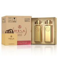 五粮液股份财富人生金砖双支礼盒52度500ml*2瓶*3盒