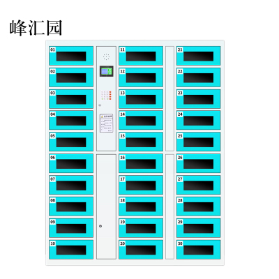 峰汇园平板电脑存放柜手机电脑寄存电子存包柜智能刷卡多门柜30门电脑存放柜(密码型)