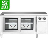 圣托(Shentop)1.5米光波热风循环消毒工作台酒店饭店餐具消毒操作台 DAE09