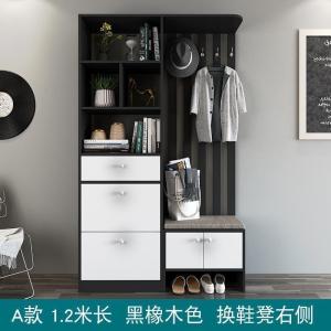 森美人定制翻斗鞋柜小户型入户玄关隔断柜间厅柜北欧厅柜衣帽架换鞋凳