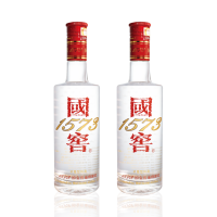 泸州老窖 国窖1573 52度250ml*2 光瓶版 浓香型白酒