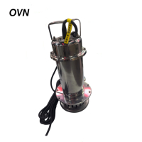 OVN 不锈钢潜水泵污水泵 WQD4-10-0.37S 1寸 台