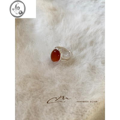 JiMiChalimizi戒指合集 茶啡走奶新年同款 小众高级感s925银银戒指女