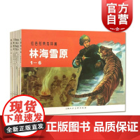 红色经典连环画 林海雪原(套装1-6册)连环画小人书 儿童故事书 上海人民美术出版社