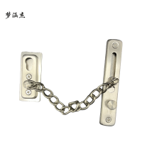 梦涵杰免打孔防盗链 不锈钢拉丝色 套