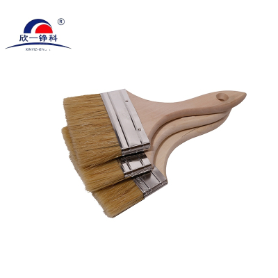 欣一铮科 扁油刷 100mm 猪鬃 1把