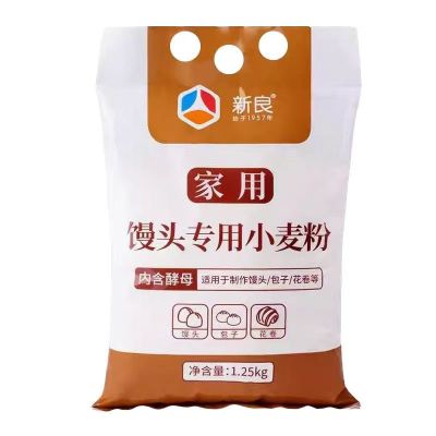 新良馒头自发粉中筋通用面粉家用包子馒头免发酵自发面粉含麦麸