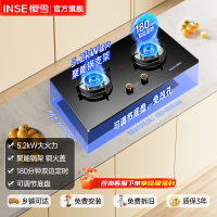 樱雪燃气灶天然气 煤气灶双灶5.2kW大火力 家用液化气定时灶具 全尺寸兼容底壳Q2326B天然气