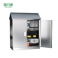 喜力健 不锈钢收纳柜 304对开门1*0.9*0.42M 个