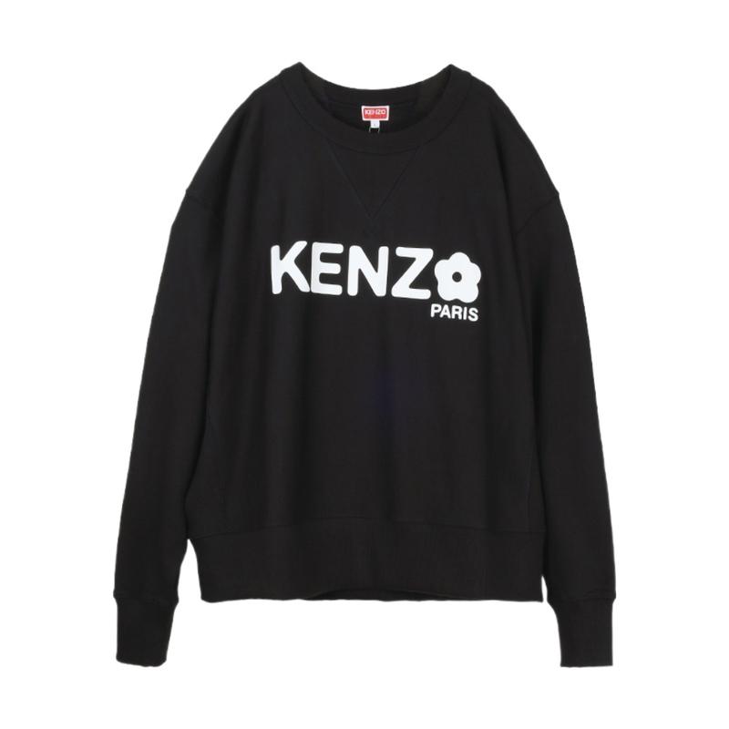 高田贤三(Kenzo)纯棉圆领长袖运动卫衣男款休闲百搭套头衫徽标标