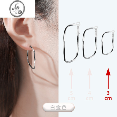 JiMi方形银银耳环女小众设计感高级耳饰2023新款高级感耳坠耳钉