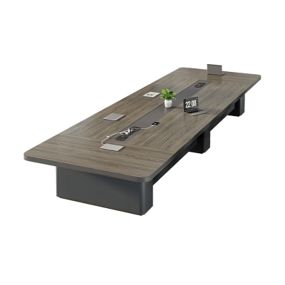 中豫鑫泽 ZYXZ5030133 会议桌简约现代长方形办公室小型会议桌 3.0米单桌