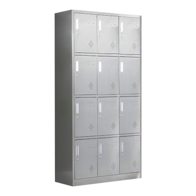 利特莱依不锈钢更衣柜储物柜更衣室储物柜员工衣柜201十二门储物柜