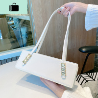 法式小众包包2020新款潮单肩包法棍腋下包斜挎包休闲夏风琴包女包NEW LAKE女士单肩包