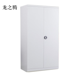 龙之腾工具柜加厚铁皮储物柜工厂车间用带抽屉汽修多功能收纳柜通门无网柜灰白色