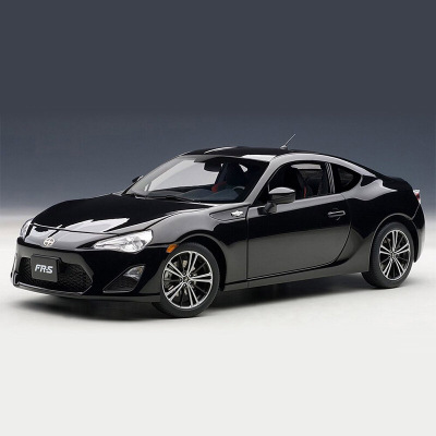 奥拓1:18丰田Scion(赛恩)FR-S运动跑车汽车模型车模仿真模型收藏送礼摆黑色