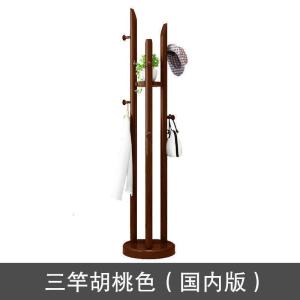 全实木衣帽架衣架落地卧室省空间北欧衣服架子中式挂衣架家用客厅
