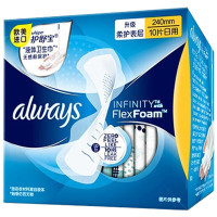 护舒宝(Whisper) 液体卫生巾进口always超薄日用240mm女姨妈巾10片
