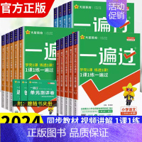 语文[人教版] 一年级下 [正版]2024秋小学一遍过一二三四五六年级上下册语文数学人教版北师大版苏教版英语外研版同步练
