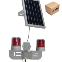 讯博士 TYNSGJSD100 3.7V 0.5W IP65 75次/min LED 太阳能声光 警示灯(计价单位:盏)白色