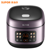苏泊尔(SUPOR)电饭煲可拆内盖 蓝钻不粘厚釜内胆 24长时预约 4L大容量微压智能电饭煲SF40FC2024