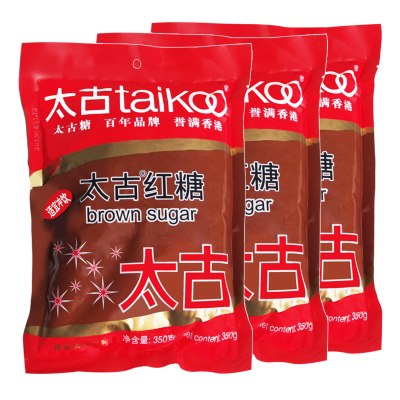 太古Taikoo红糖袋装350g/袋*3袋赤砂糖土红糖食用糖调味品烘焙用糖月经大姨妈产妇食糖甘蔗红糖粉0085