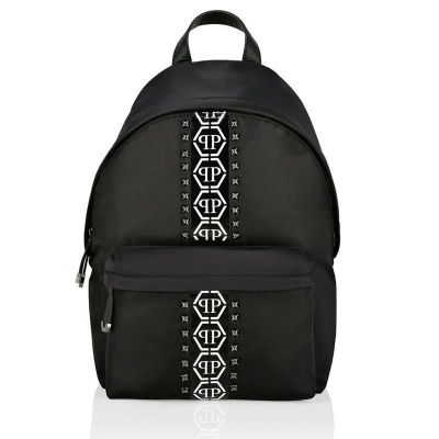 PHILIPPPLEIN菲利浦·普莱因2020年新款旅行包男士PP标志尼龙双肩背包P20ABBA0092PLE0黑色