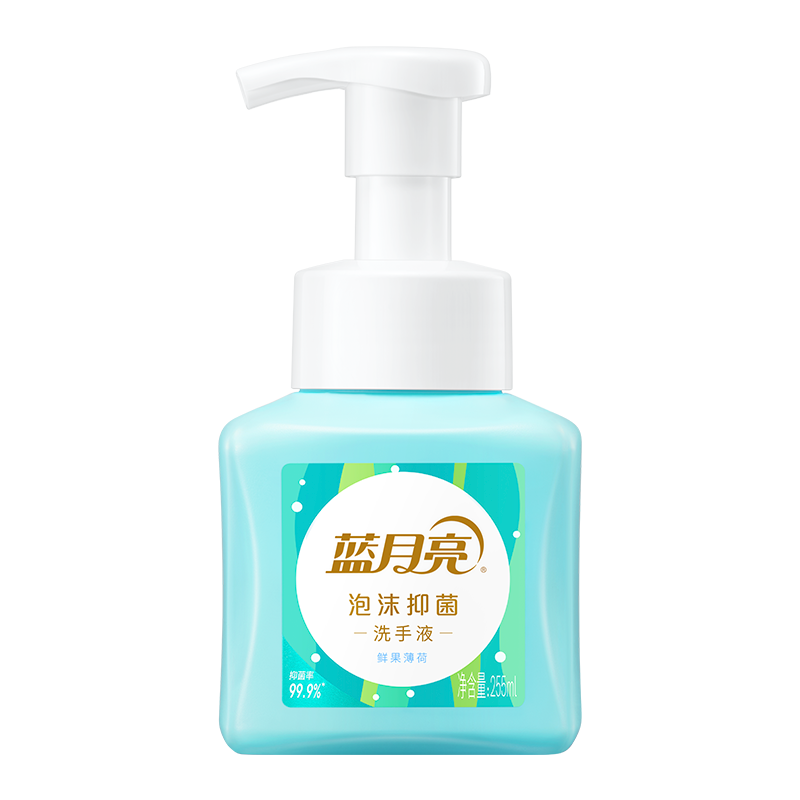 蓝月亮(鲜果薄荷)泡沫抑菌洗手液255ml